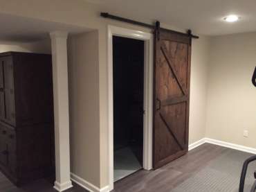 Shiplap and Barn Door - Snyder Carpentry and Remodeling