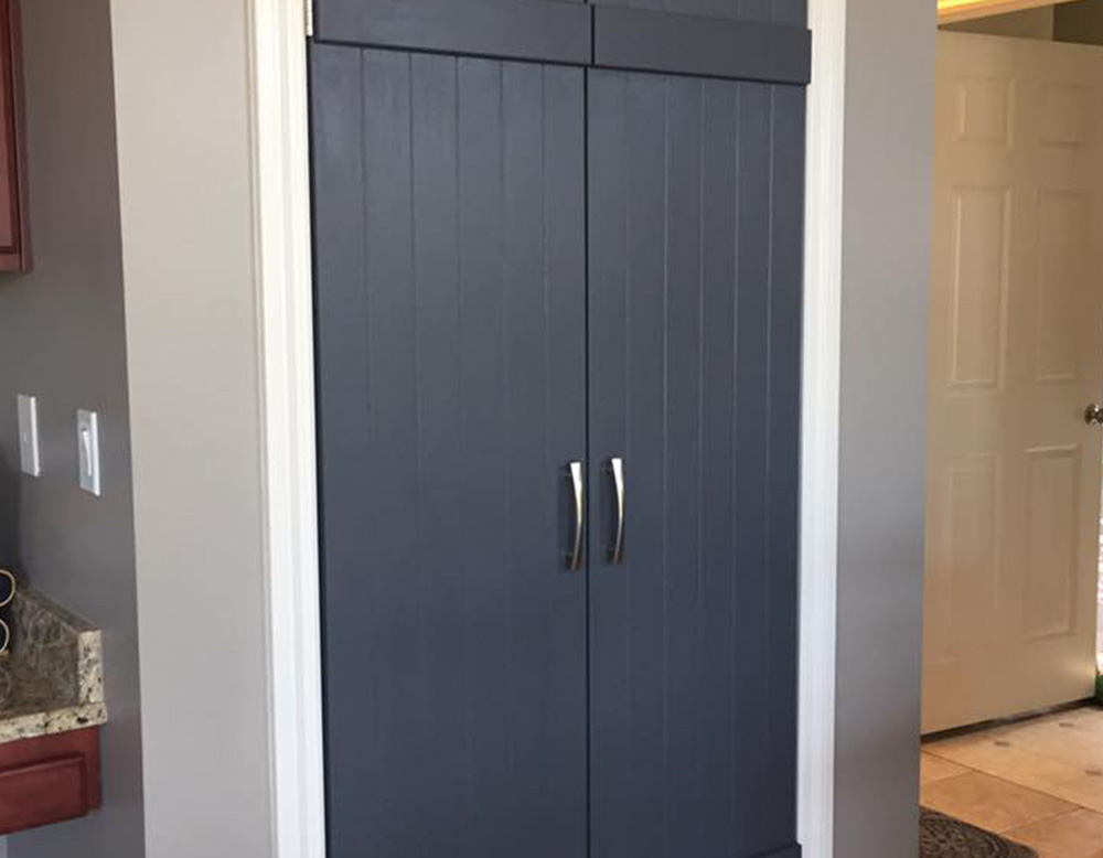 Custom Built Pantry Doors Snyder Carpentry And Remodeling